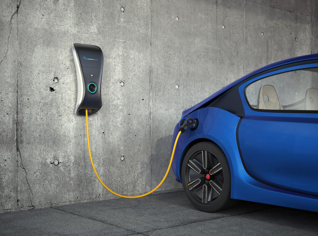 Electric Vehicle (EV) Charging Stations at Newark Airport Parking Lots